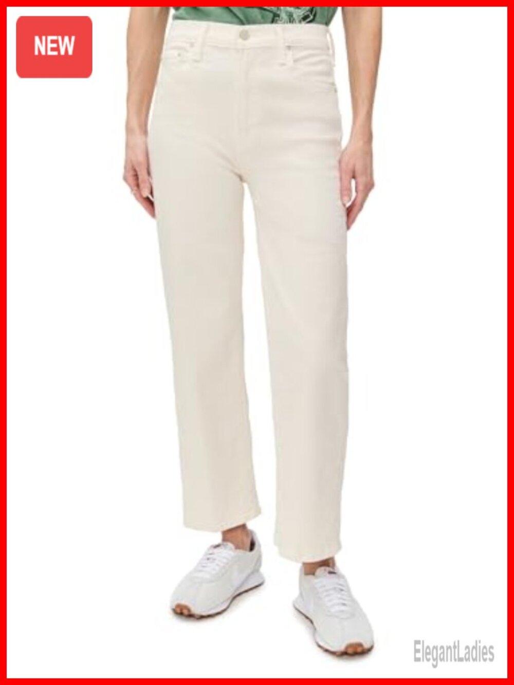Petite Lil Rambler Zip Ankle Jeans Super Stretch High Rise Straight Fit